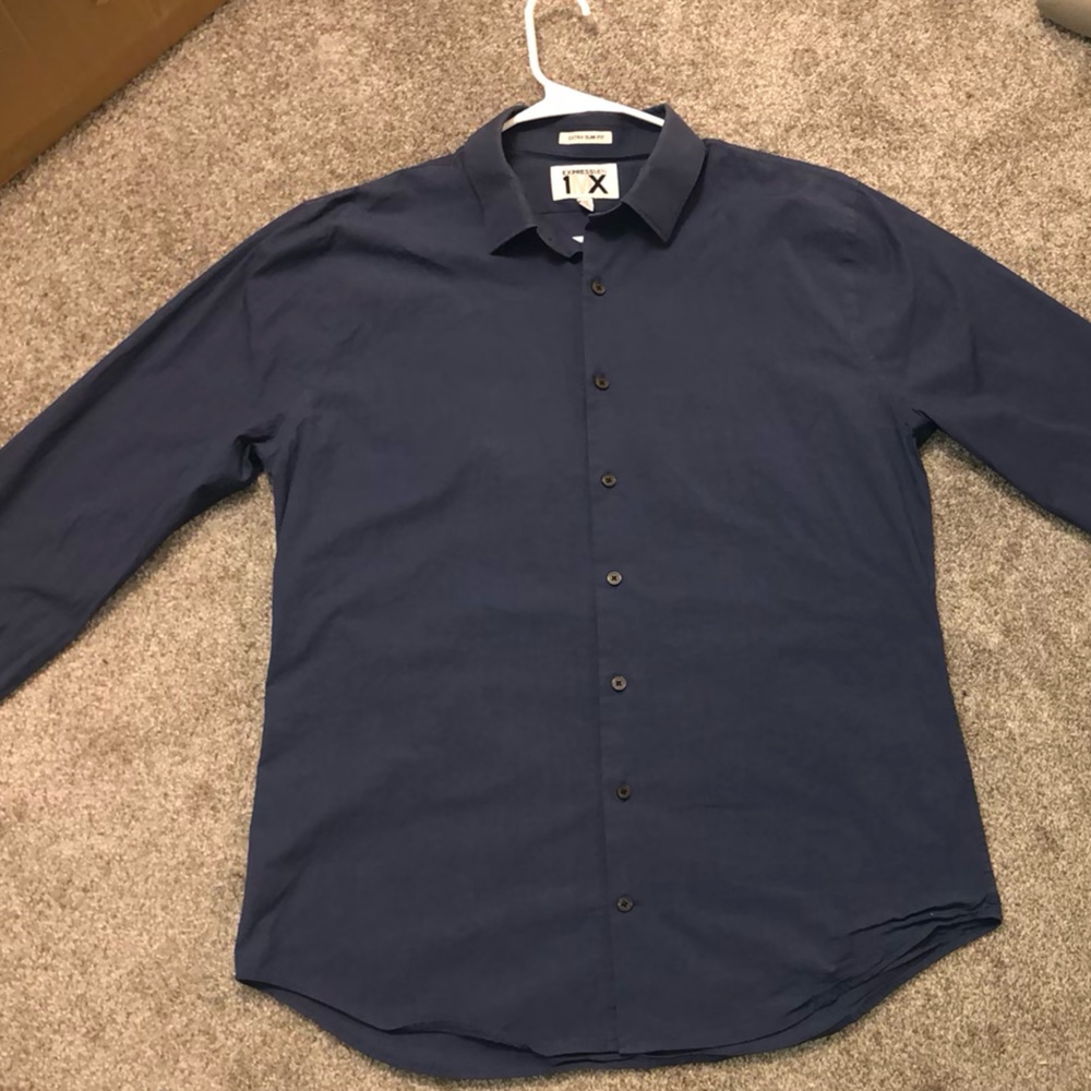 ExpressMen Extra Slim Fit Button Up